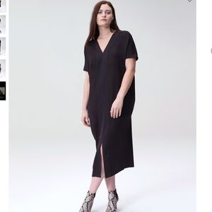 Universal Standard Crosby Caftan Dress Size S Black